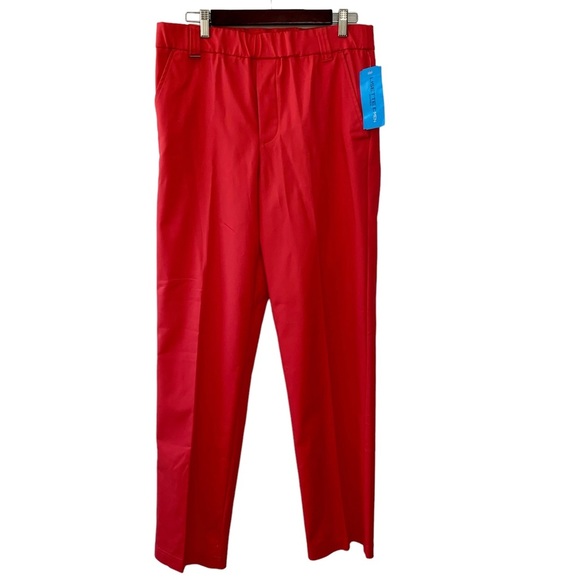 Lisette Golf Pants Men Size 32x34 Red Pull On Performance Wear Made in Canada - Picture 1 of 11